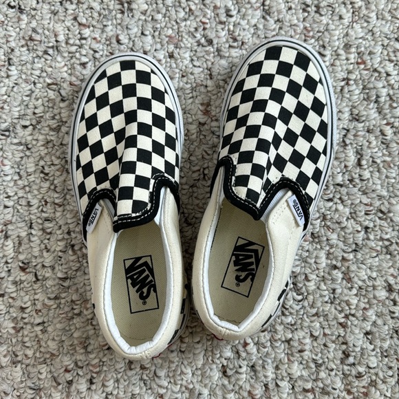 Vans checkerboard shoes black and white  size 13.5 - Picture 1 of 7